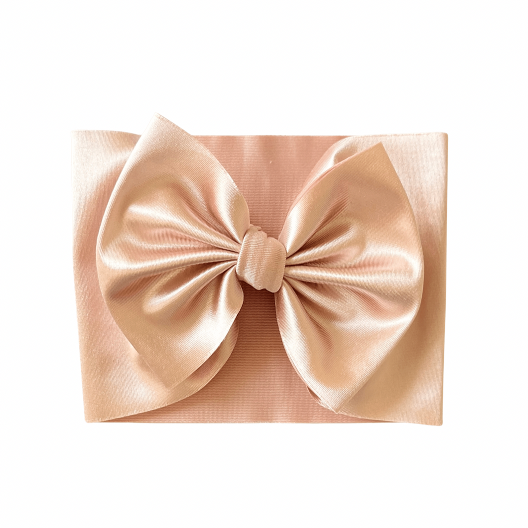 Blush Satin Wrap