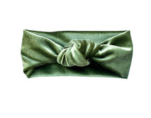 Load image into Gallery viewer, Olive Green Top Knot
