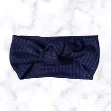 Load image into Gallery viewer, Navy Top Knot
